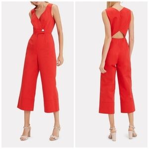 INTERMIX Red Magnolia jumpsuit size 2